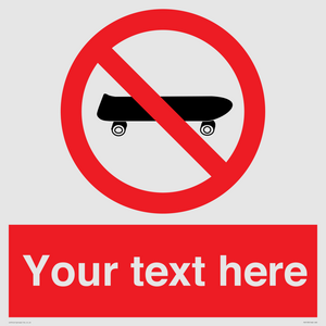 PV5139: Custom No Skateboarding Sign