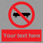 PV5139: Custom No Skateboarding Sign