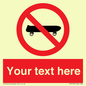 PV5139: Custom No Skateboarding Sign