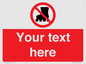 PV5140: Custom No Rollerblading Sign