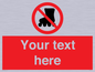 PV5140: Custom No Rollerblading Sign