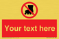 PV5140: Custom No Rollerblading Sign