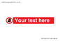 PV5140: Custom No Rollerblading Sign