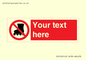 PV5140: Custom No Rollerblading Sign