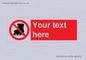 PV5140: Custom No Rollerblading Sign