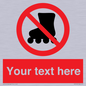 PV5140: Custom No Rollerblading Sign