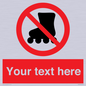 PV5140: Custom No Rollerblading Sign