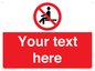 PV5141: Custom No Sitting Sign