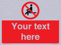 PV5141: Custom No Sitting Sign