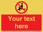 PV5141: Custom No Sitting Sign