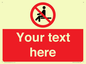 PV5141: Custom No Sitting Sign
