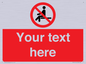 PV5141: Custom No Sitting Sign