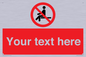 PV5141: Custom No Sitting Sign
