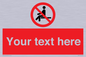 PV5141: Custom No Sitting Sign