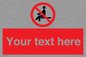 PV5141: Custom No Sitting Sign