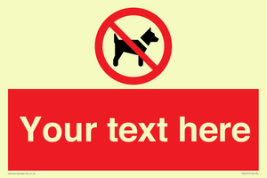 PV5151: Custom No dogs Sign