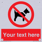 PV5151: Custom No dogs Sign