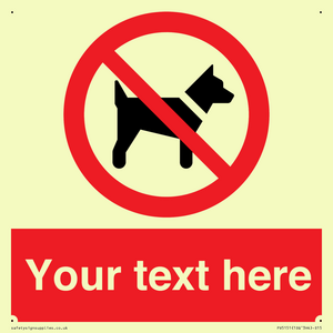 PV5151: Custom No dogs Sign