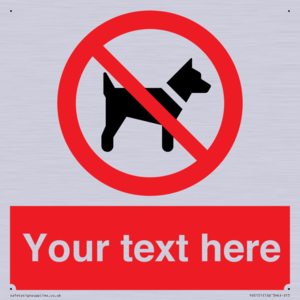 PV5151: Custom No dogs Sign