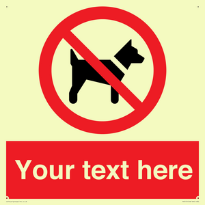 PV5151: Custom No dogs Sign