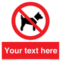 PV5151: Custom No dogs Sign