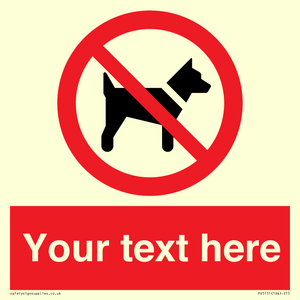 PV5151: Custom No dogs Sign