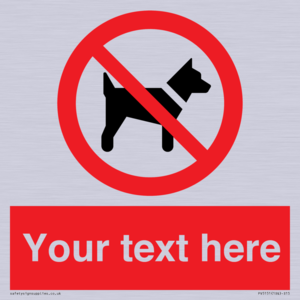 PV5151: Custom No dogs Sign