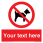 PV5151: Custom No dogs Sign
