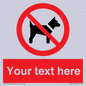 PV5151: Custom No dogs Sign