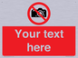 PV5152: Custom No photography Sign