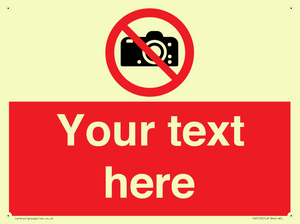 PV5152: Custom No photography Sign