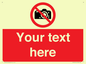 PV5152: Custom No photography Sign