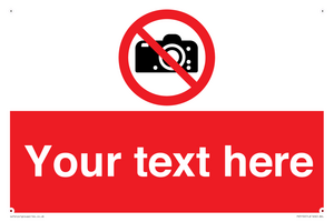 PV5152: Custom No photography Sign