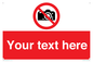 PV5152: Custom No photography Sign