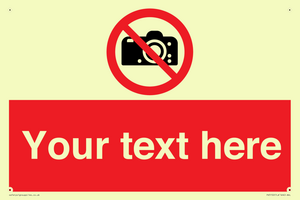 PV5152: Custom No photography Sign