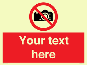 PV5152: Custom No photography Sign