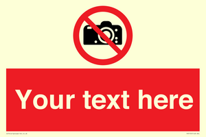 PV5152: Custom No photography Sign