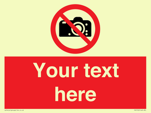 PV5152: Custom No photography Sign