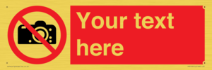 PV5152: Custom No photography Sign