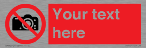 PV5152: Custom No photography Sign