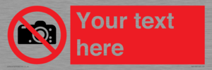 PV5152: Custom No photography Sign