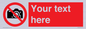 PV5152: Custom No photography Sign