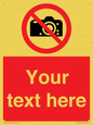 PV5152: Custom No photography Sign