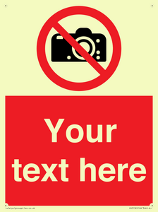 PV5152: Custom No photography Sign