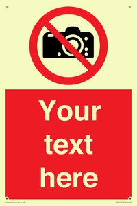 PV5152: Custom No photography Sign