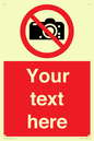 PV5152: Custom No photography Sign