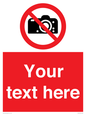 PV5152: Custom No photography Sign