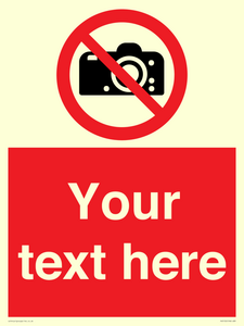 PV5152: Custom No photography Sign