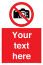PV5152: Custom No photography Sign