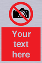 PV5152: Custom No photography Sign